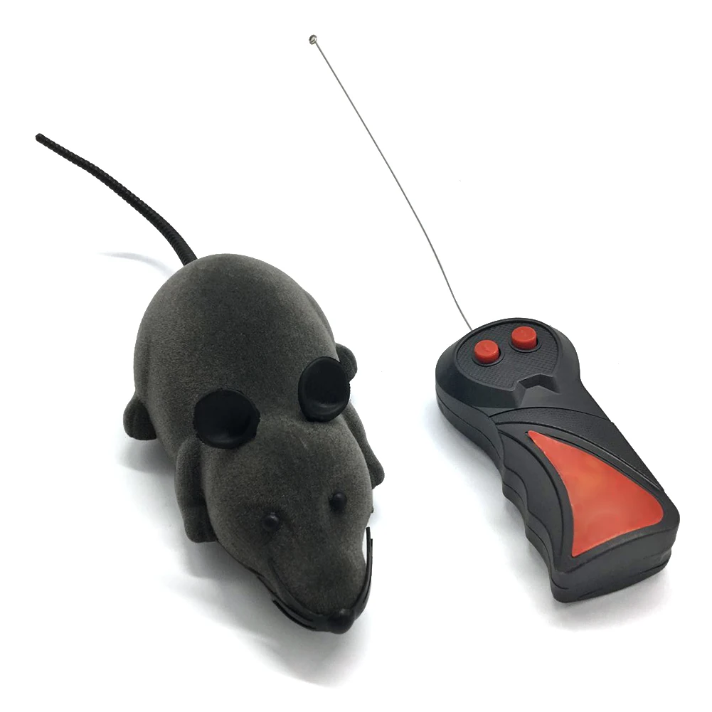 Мышь игрушка Беспроводная RC мышки для котов игрушки с дистанционным управлением