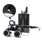 2,53.5X420mm увеличительное стекло медицинская Лупа хирургические зубные лупы + 3W медицинская фара Стоматологическая фара ENT пластическая хирургия