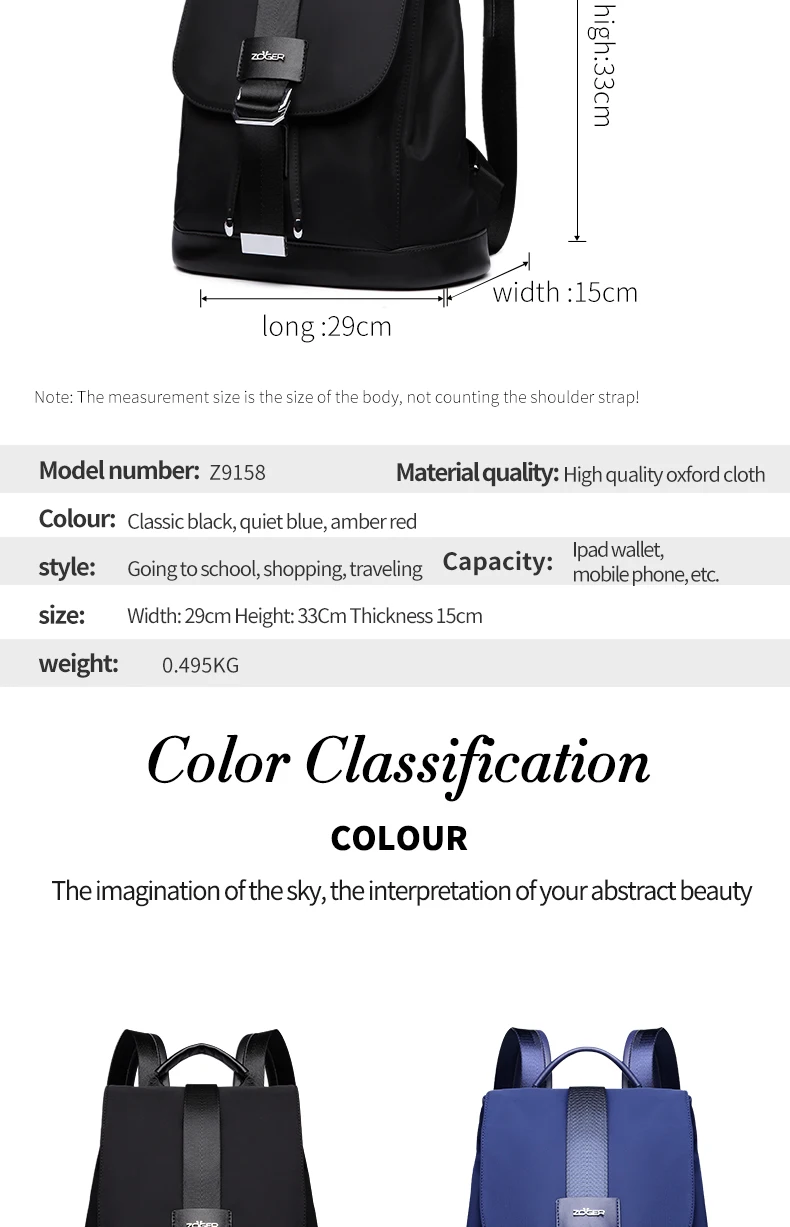 hot! Women's Backpack Student Bag Teen Girl Nylon Buckle Design Black Femme Mochila Women's Backpack Fashion Sac A Dos