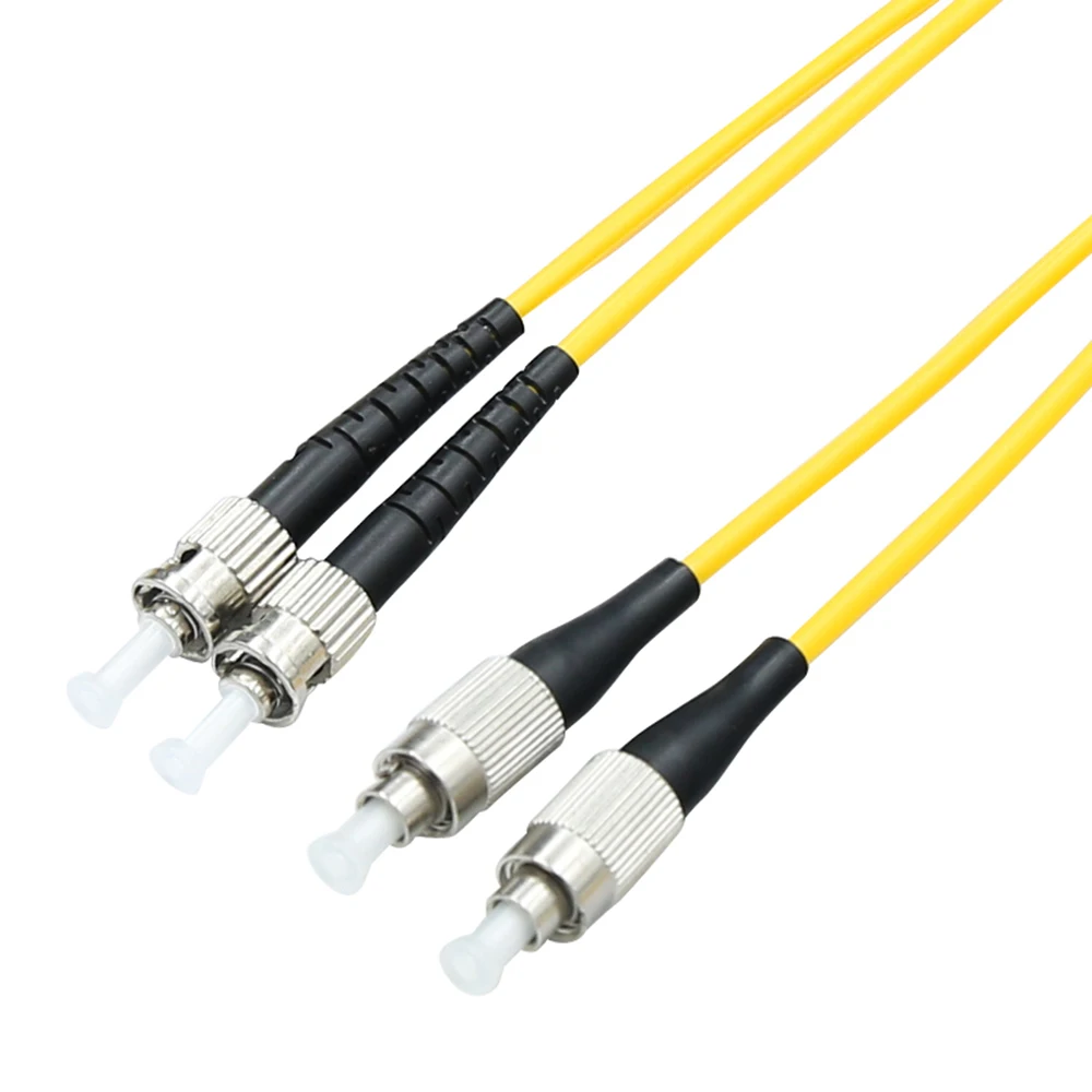 Оптоволоконный патч корд FC/UPC ST/UPC 10 50 метров FTTH дуплексный одномодовый кабель