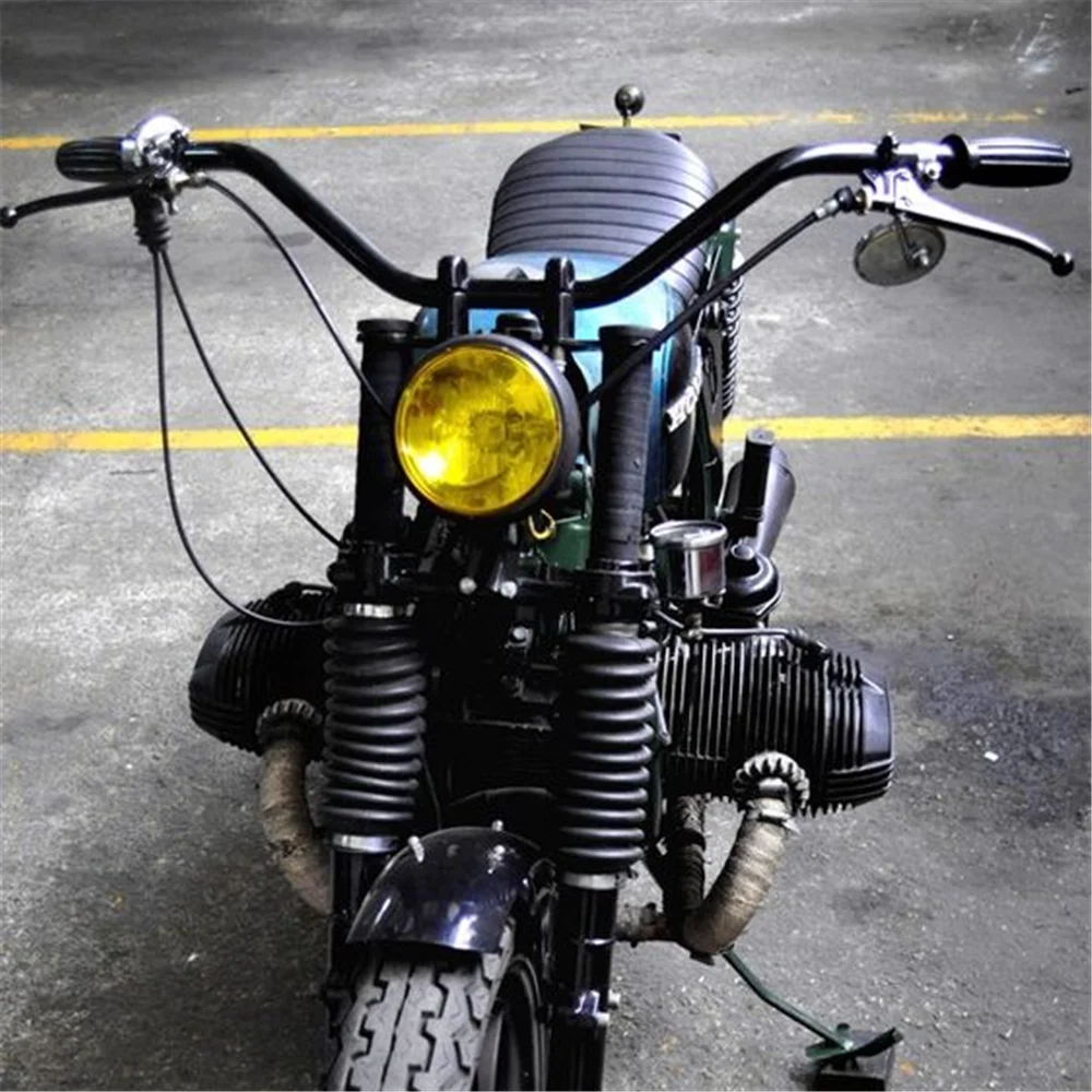 Винтаж мотоцикл руль 22 мм 7/8 ''Алюминий сплав рулевого колеса для скремблер