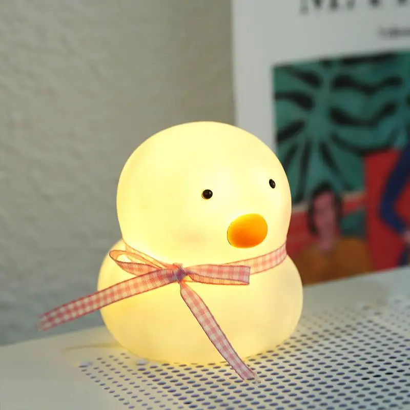

Creative and cute duck night light children's bedroom eye protection vinyl cartoon decorative night light