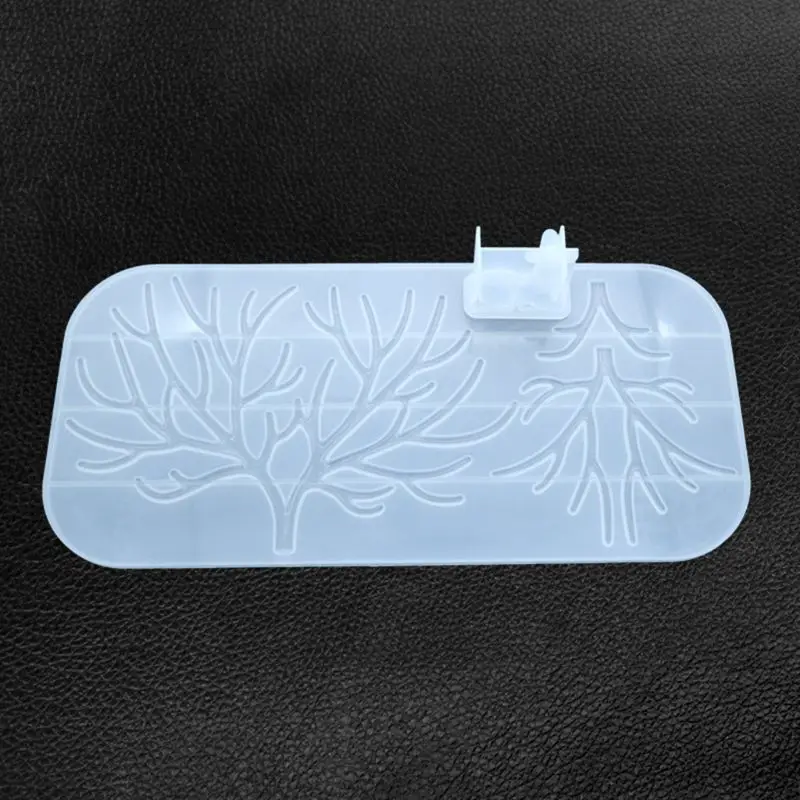 

Free shipping DIY Crystal Epoxy Molds Deer Tree Branch Shape Silicone Mould Jewelry Making