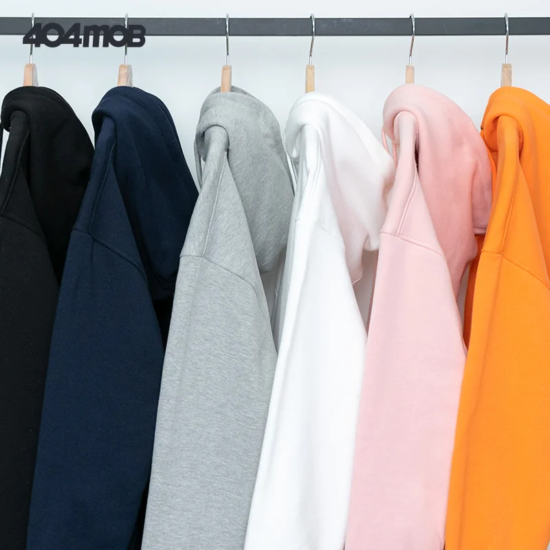 Толстовка брендовая однотонная Базовая осенне-зимняя плюшевая утепленная