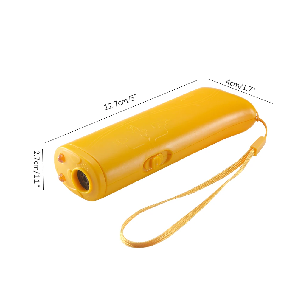 

ABS Ultrasound Dog Training Repeller Control Trainer Device 3 in 1 Anti-barking Stop Bark Deterrents Dogs Pet Training Device