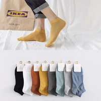 2020 new comfortable solid color mens socks multicolor summer socks mens classic socks casual wild style mens dress socks