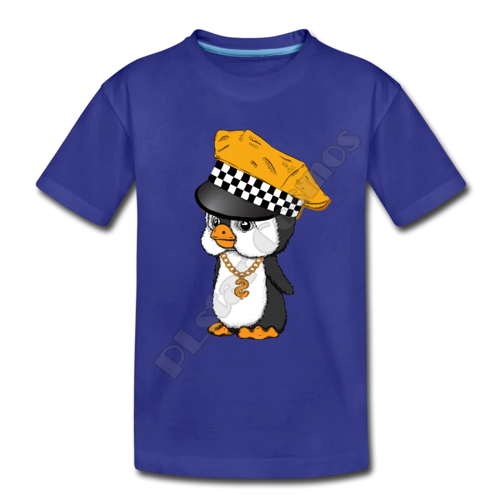 Детская футболка с изображением таксиста и пингвина детские футболки 3D принтом