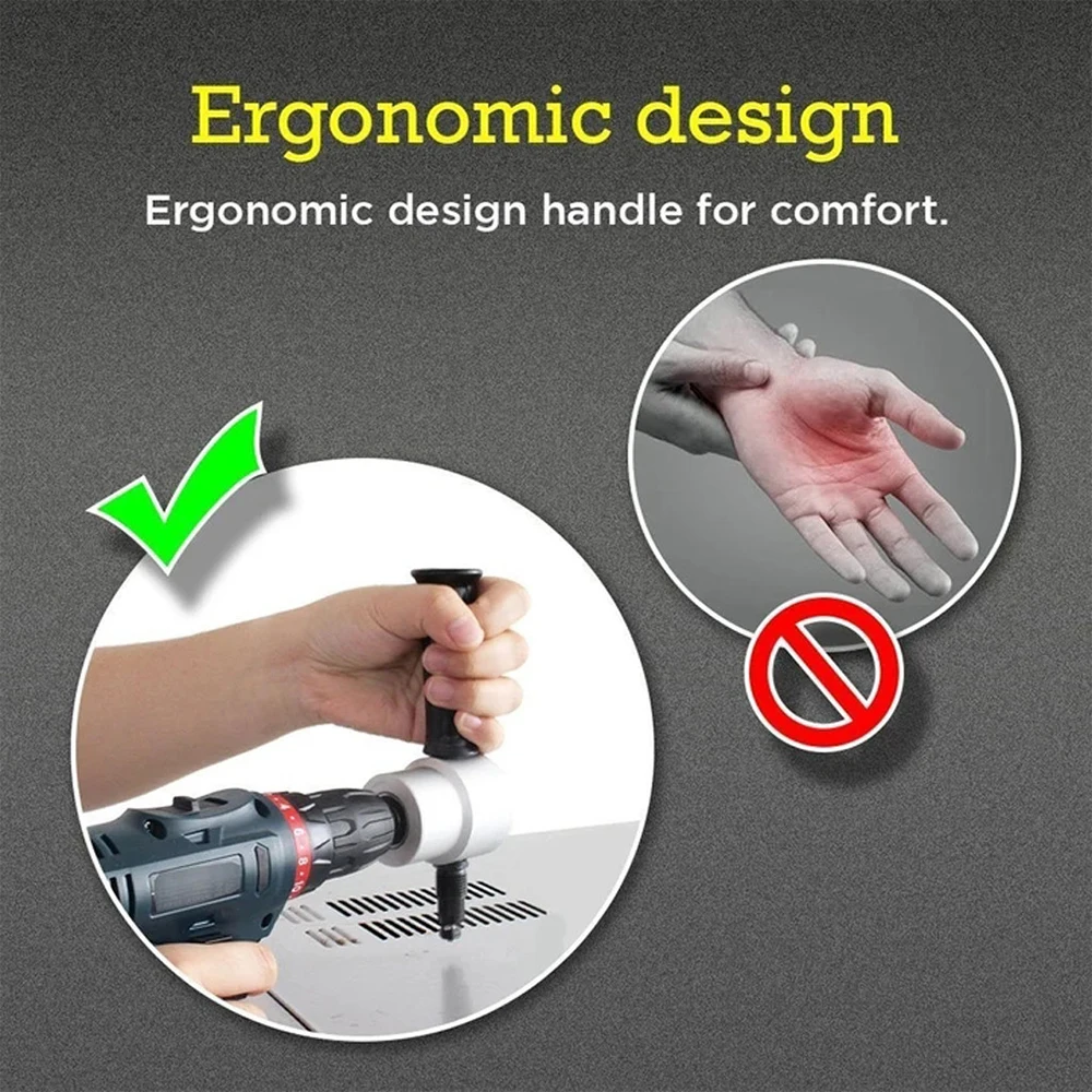 Двухголовочный Ниблер для резки металла пила резак инструмент сверления