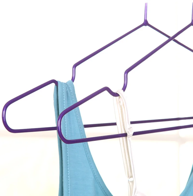 10 шт./пакет новая нано-погружная вешалка двойная противоскользящая сушилка для