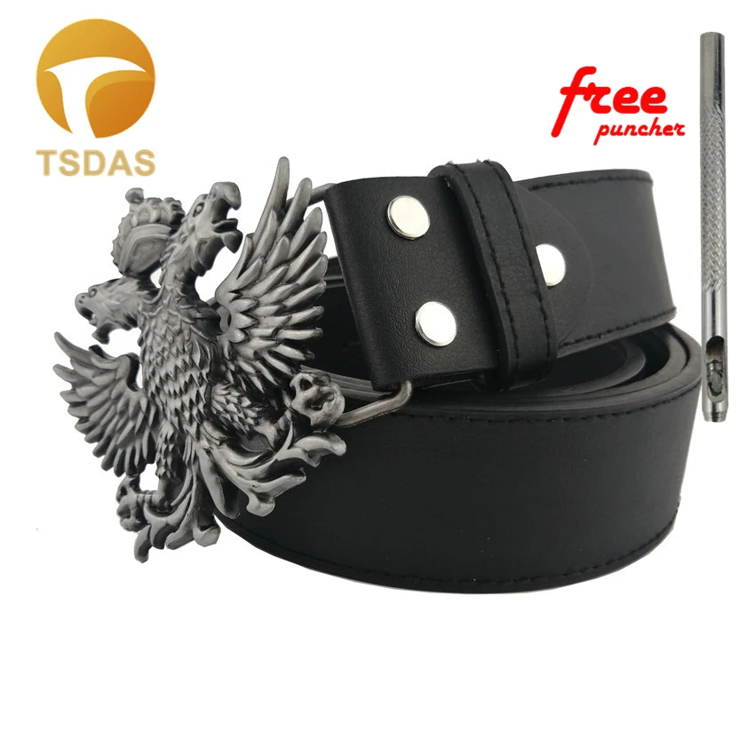 Крутая металлическая пряжка 3D Eagle для мужчин подходящий ремень шириной 4 см