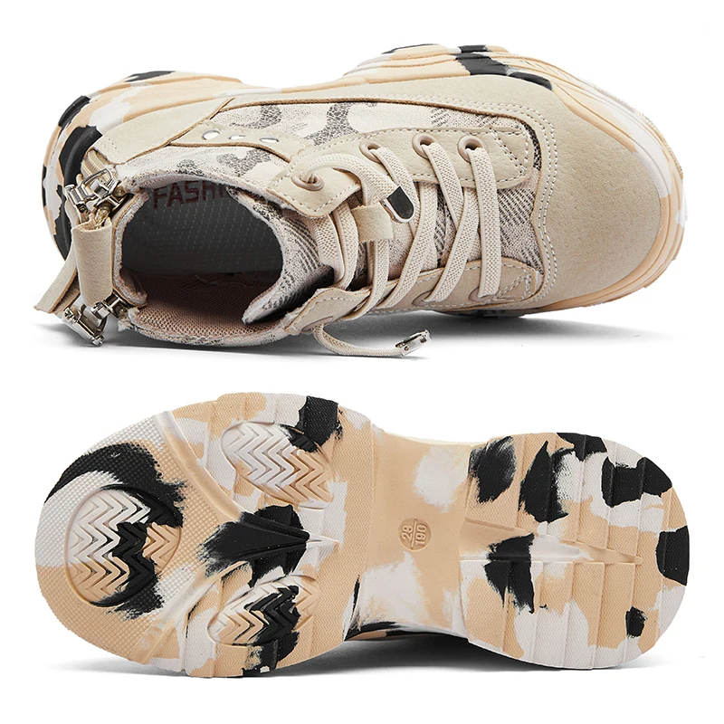Kids Casual Shoes Boy Running Sneakers Fashion Girl Sport Booties Comfortable Children Lightweight Breathable Anti-slip Boots | Детская