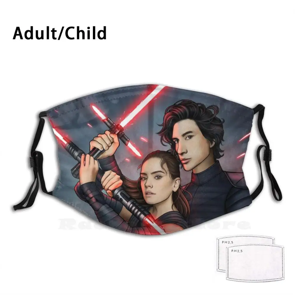 

Reylo - Defiance Adult Kids Anti Dust Filter Diy Mask Reylo Dark