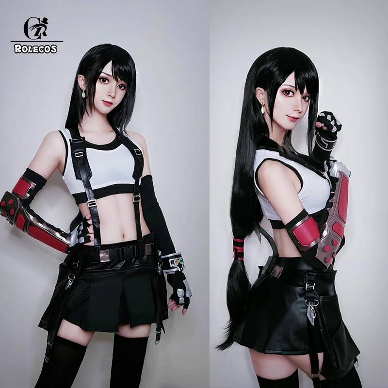 Костюм для косплея ROLECOS из игры финальная фантазия VII униформа FFVII FF7 Tifa