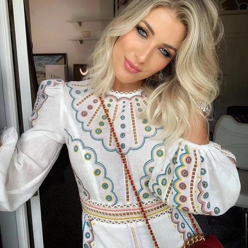 

Spring Boho Long Sleeve Luxury Autumn Vintage 2021 Party Dresses Women Elegant High Waist Dress A-Line Chiffon Solid Wine Red