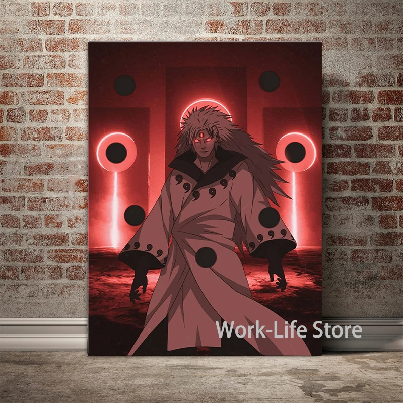 Наруто Аниме Madara Uchiha Rikudou Sennin домашний декор холст постеры и принты анимация