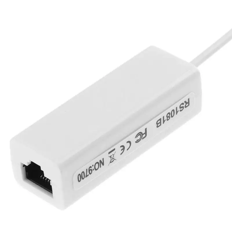 USB 2,0 к RJ45 LAN Ethernet 10/100 Мбит сетевой адаптер WIN7 для компьютера