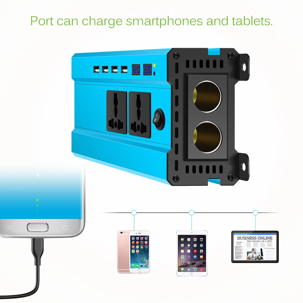 Работающего на постоянном токе 12 В до 220 переменного тока прикуриватель Питание