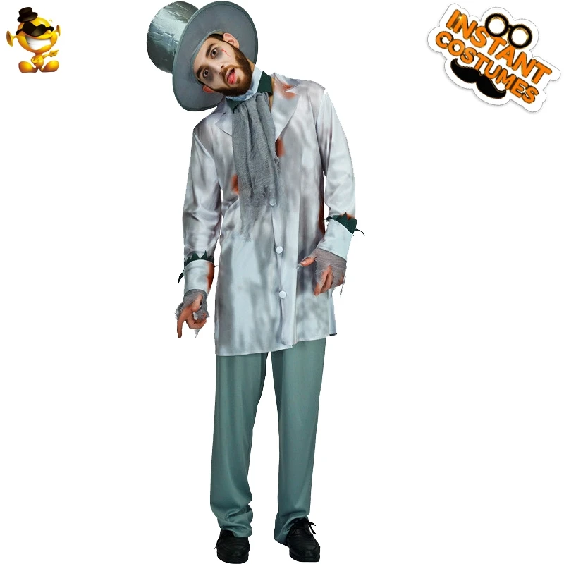 Areqw Мужская обувь костюм Косплэй призрак Невеста и жених нарядное платье ужас