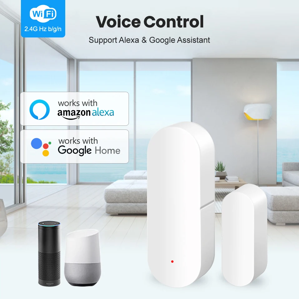 Датчик дверей AVATTO Tuya Zigbee умный датчик открытия/закрытия окон для умного дома