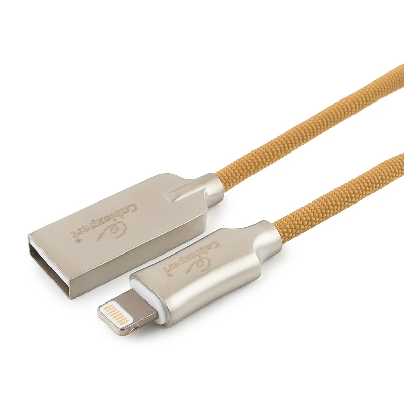Accessory Gembird Cablexpert Platinum USB AM / Lightning 1m Black CC-P-APUSB02Bk-1M White Red Gold Blue Mobile Phone Cables Accessories Phones
