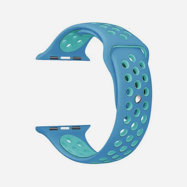 Спортивный силиконовый ремешок для apple watch 44 мм 40 мм 42 мм 38 мм браслет на запястье ремешок для часов iwatch серия 5 4 3 2 1