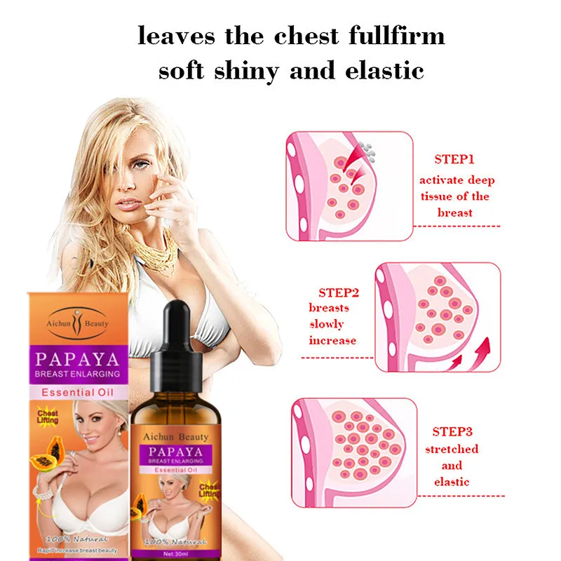 

Papaya Chest Massage Lifting Breast Oil Enhancement Repair Lift Up Firm Breast Enlargement Moisturizing Essential Oil Chest Care