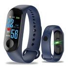 Шагомеры Смарт-часы браслет цветной сенсорный экран шаги калории носимые Устройства фитнес Bluetooth Смарт-часы шагомеры
