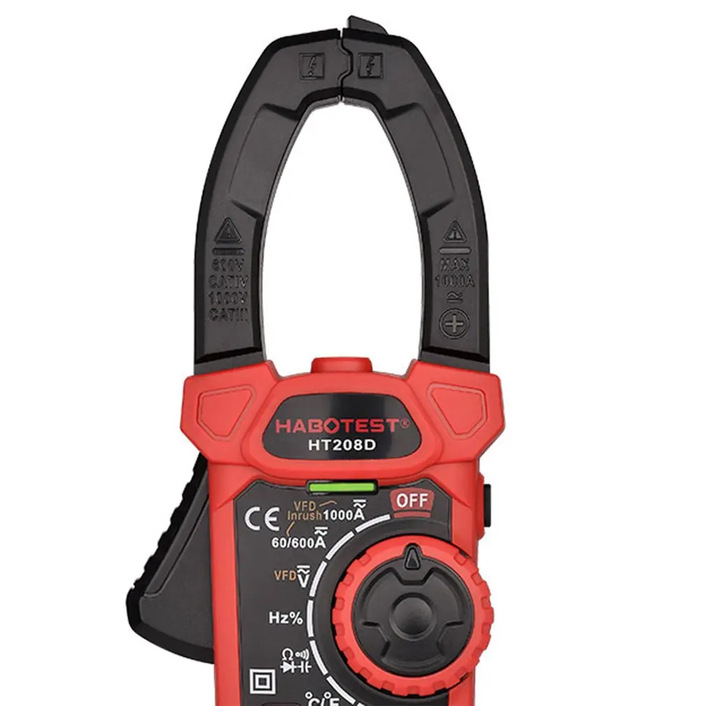 Тестовый инструмент и детектор HABO HT208D цифровой зажим переменного/постоянного