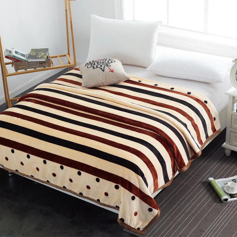 Оптовая продажа одеяло для кровати высокой плотности мягкое толстое фланелевое