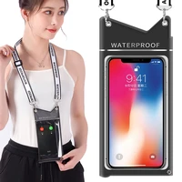 waterproof touchscreen mobile phone case swimming bag beach dusproof cellphone case cover hot spring diving bag water sports bag