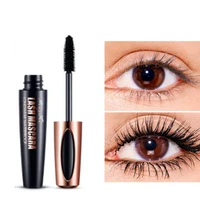 1 pc 4d silk fiber eyelashes lengthening mascara waterproof long lasting lash black eyelashes extension make up 3d mascara