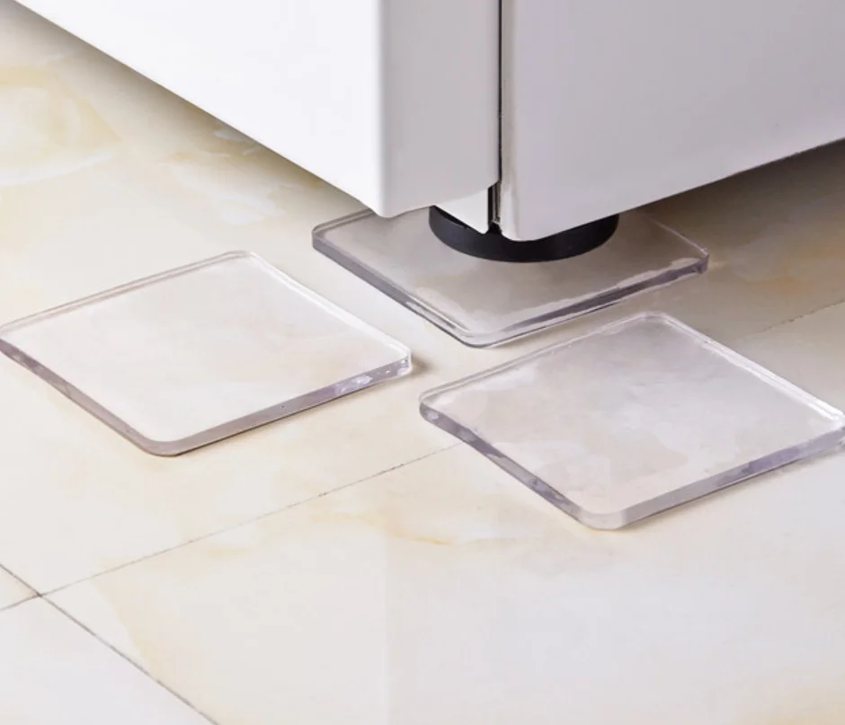 

4 шт./компл. проданы нащего завода стиральная машина Силиконовая накладка Портативный анти Вибрация для Ванная комната дома Применение