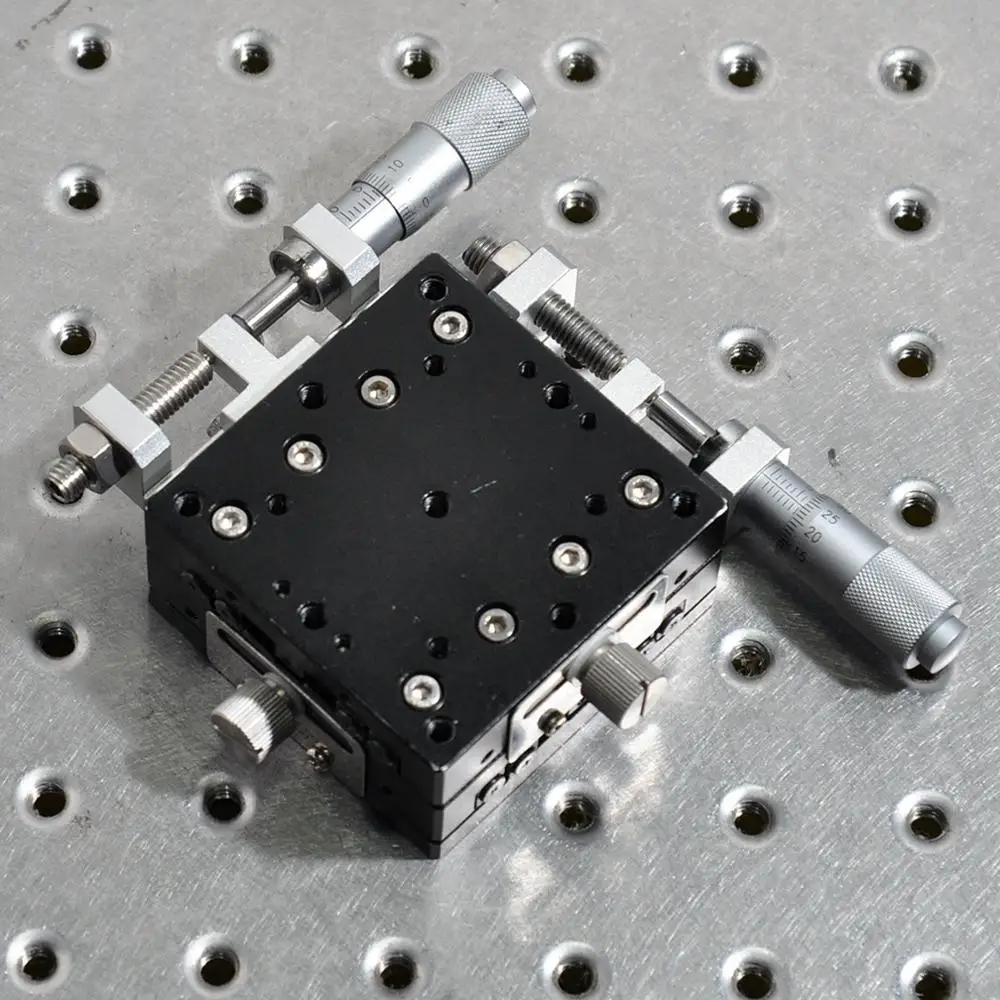 

Manual XY axis PHL-662SR-OC integrated mobile fine-tuning displacement adjustment table 60*60mm aluminum