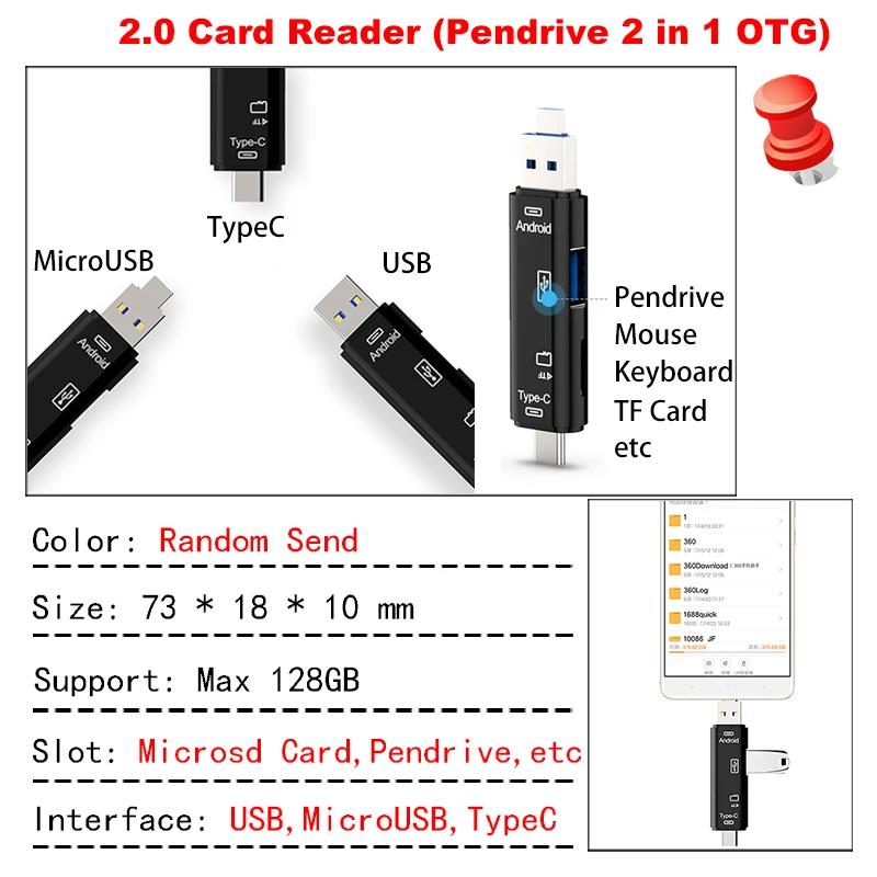 USB-флеш-накопитель ADATA 32/64/128 ГБ Металлический Высокоскоростной U-диск с