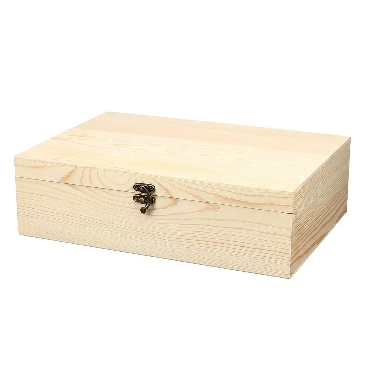34x24x10cm 3 размера деревянные украшения коробка сокровище Ювелирные наборы для ухода за кожей для хранения Чехол Органайзер винтажный контейнер подарки на день рождения на свадьбу посылка коробка - Color: 34x24x10cm