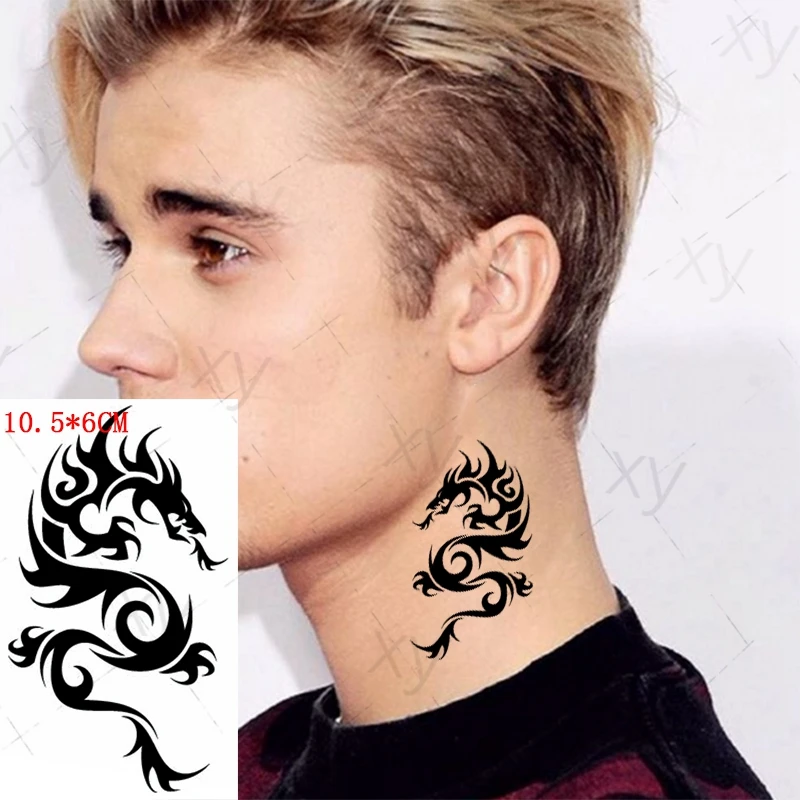 Водостойкая временная татуировка наклейка Искусственное перо рандомные