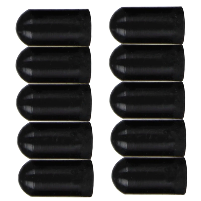 HOT-10Pcs силиконовый барабан палка Резиновый рукав головка защитный чехол