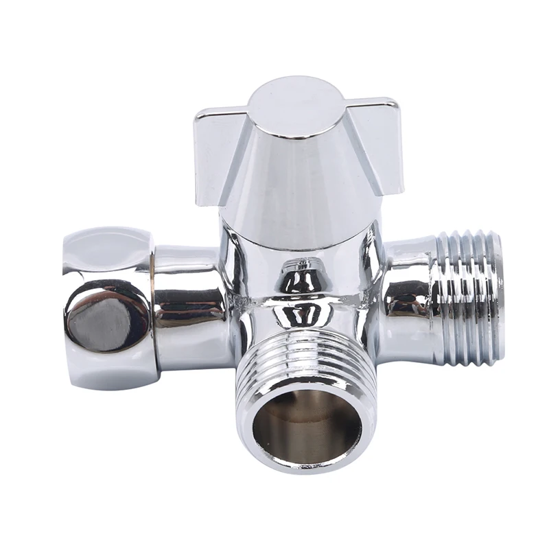 

3 Way Shower Head Diverter Valve Three Function Switch Adapter Connector T-adapter For Bathroom Bidet Shower