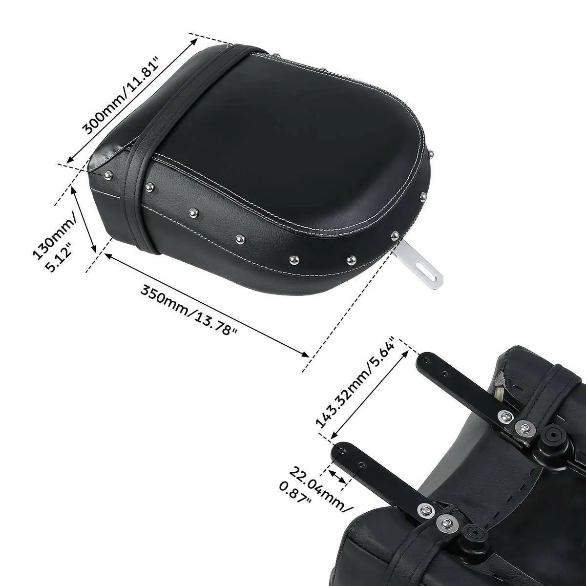 

Motorcycle Passenger Seat Rear Footpeg Mount For Indian Chieftain Vintage Classic Springfield 2014-2020