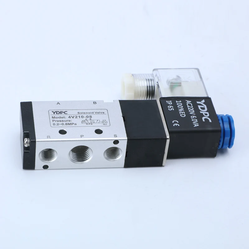 Пневматический Соленоидный клапан 4V410-15 DC24V управления цилиндром 2 положения 5