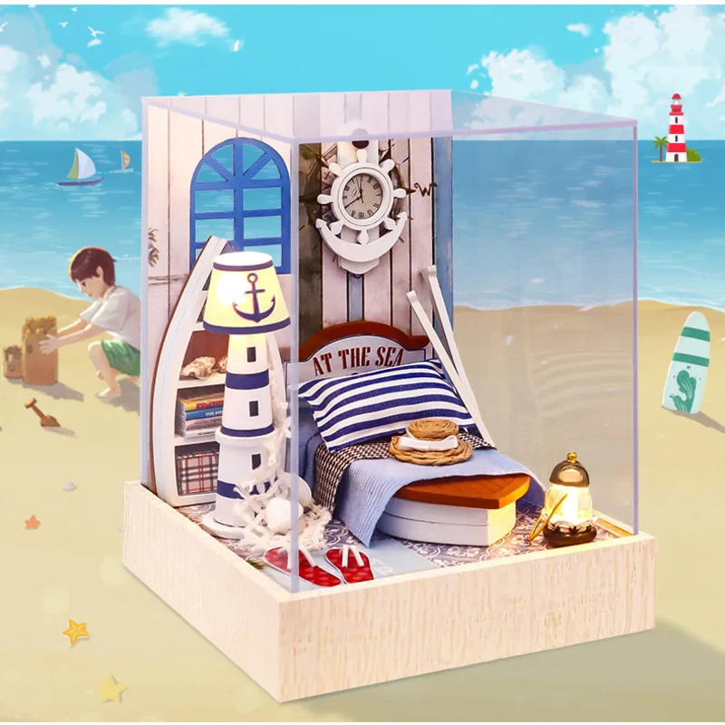 Новая модель 3D миниатюрные наборы мебели сделай сам кукольный домик китайский