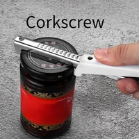 stainless steel adjustable can opener multi function can opener can opener knife bottle opener kitchen gadgets