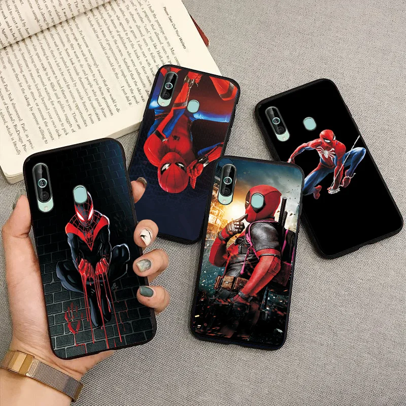 Для samsung Galaxy A30S A50S A20E A2 Core телефонные чехлы супер героя, с черной сумки из ТПУ для samsung A10 A20 A30 A40 A50 A60 A70 крышка