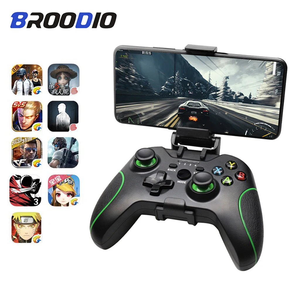 

[2021 Upgraded Version] 2.4GHz Wireless Gamepad Joystick For Xbox One/X/PS3/PC/Android Phone For Joypad Phone Gamepad Controller