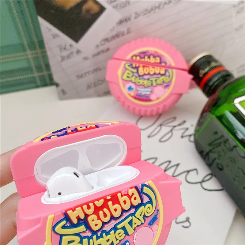 

For Airpods 3 Case 2021/Airpods 3 Generation Case,Pink Bubble Tape Silicone Earphone Cover Case For Airpods Pro/Airpods 1/2