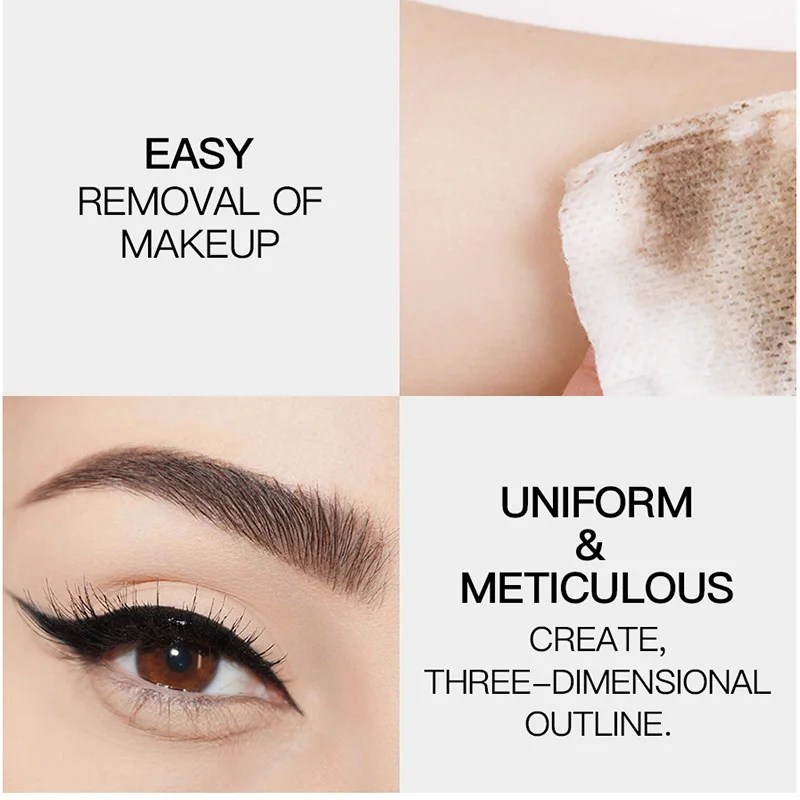 Стойкий гель для бровей водостойкий не выцветает краска тату жидкий макияж V9