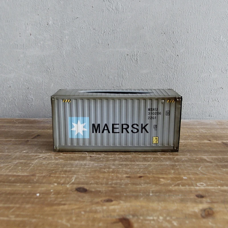 Креативный Ретро контейнер дизайн железный ящик для салфеток дома автомобиля