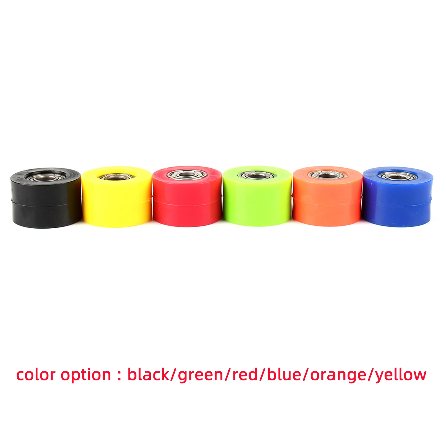

Motorcycle Drive Chain 8/10mm Pulley Roller Slider Tensioner Wheel Guide For Pit Dirt Street Bike EXC RMZ KLX CRF YZF