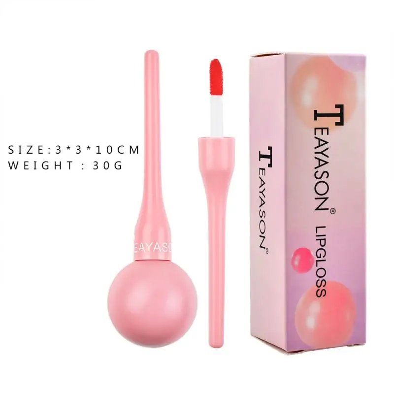 Lollipop Lip Glaze Tint Pump Crystal Waterproof Gloss Niche Small Pepper Stain Moisturizing Sexy Flash TSLM1 |