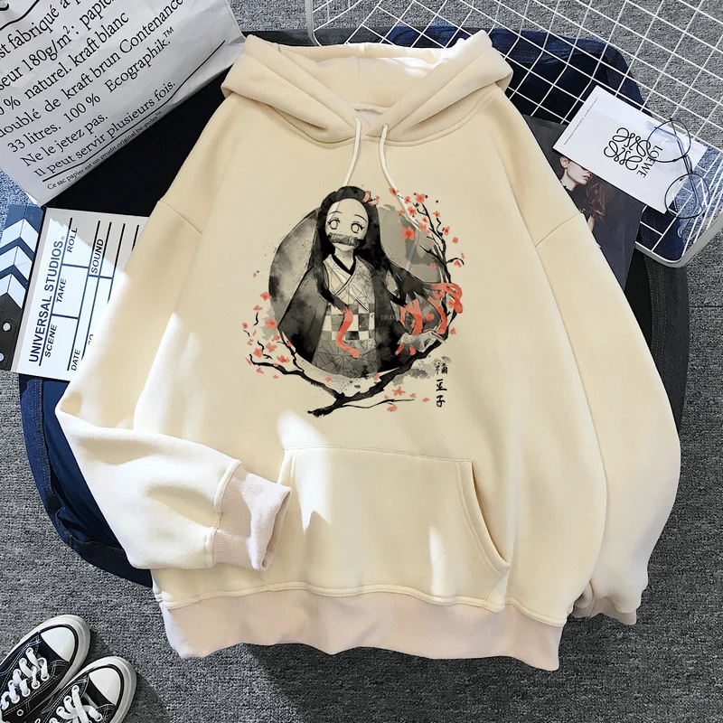 

Demon Slayer Funny Cartoon Winter Casual Graphic Hoodie Men Kimetsu No Yaiba Cool Anime Sweatshirt Hip Hop Streetwear Hoody Male